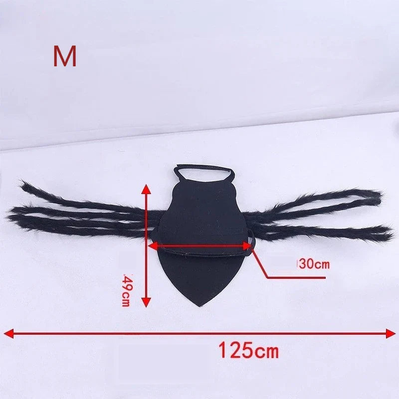 Halloween kostym för hund & katt – Rolig spindeldräkt för små & medelstora husdjur