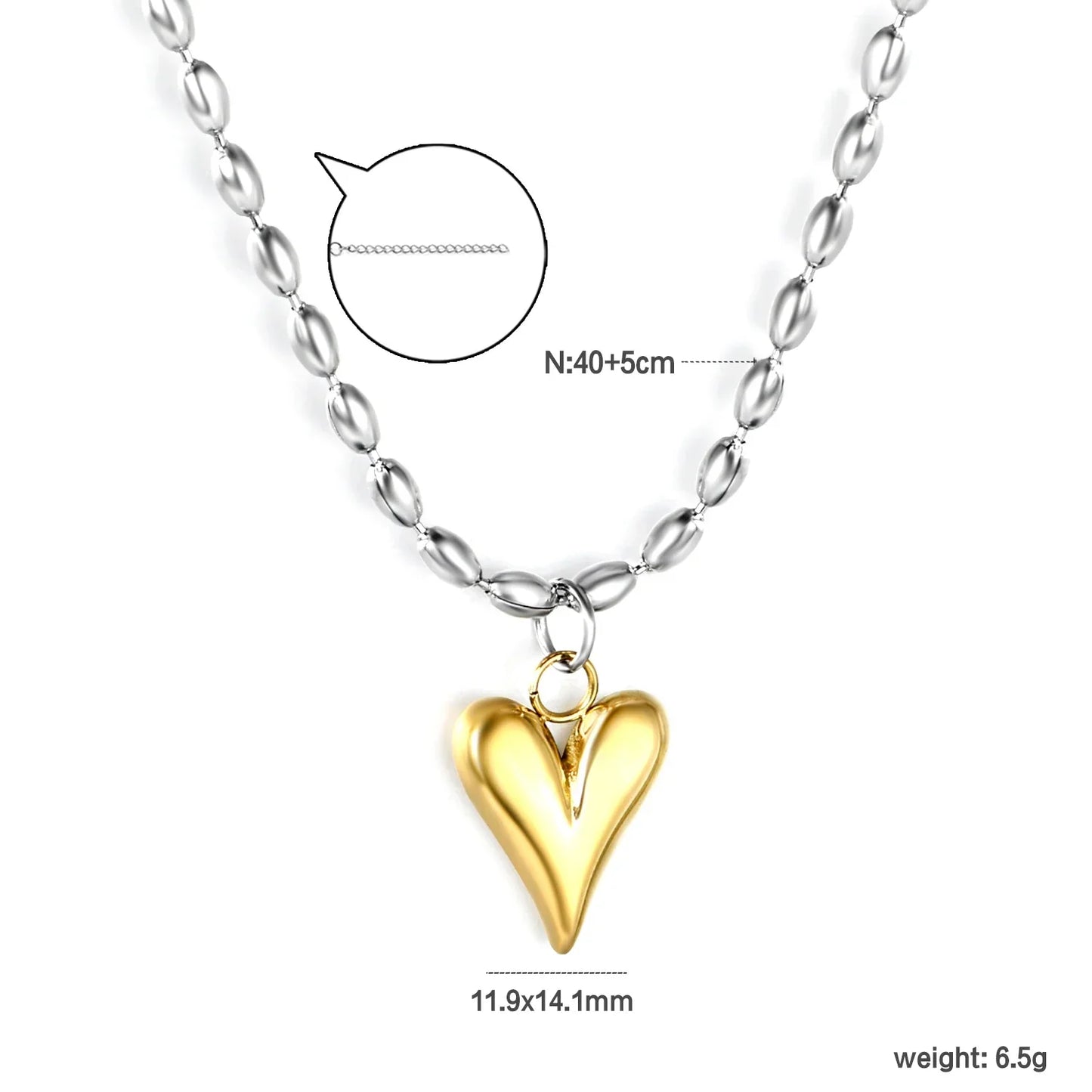 Kristallhalsband dam – zirkonia berlockhalsband för fest & vardag