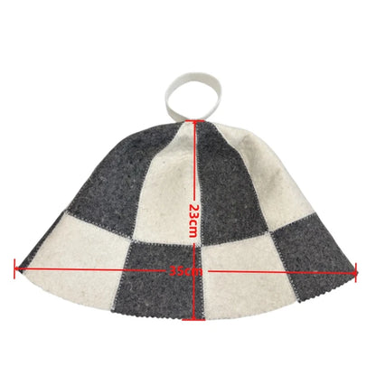 Bastu set 3-delar – hatt, sittdyna & handske