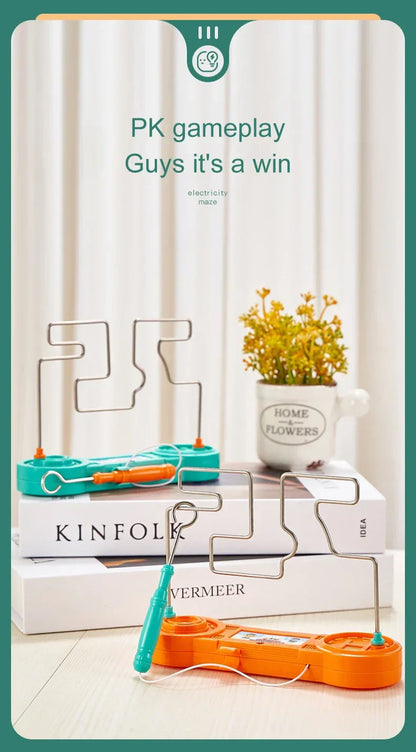 Elektriskt labyrintspel – rolig utmaning med ljus & ljud