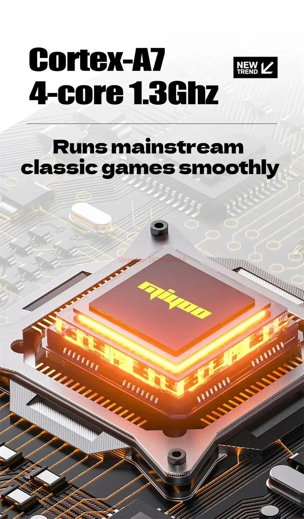 RetroPlay A30 – portabel retro spelkonsol 2,8” IPS, WiFi