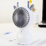 Mini USB-Fläkt med Lampa – Portabel & Laddningsbar