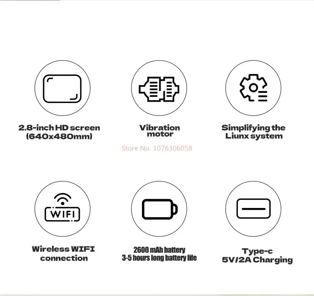 RetroPlay A30 – portabel retro spelkonsol 2,8” IPS, WiFi