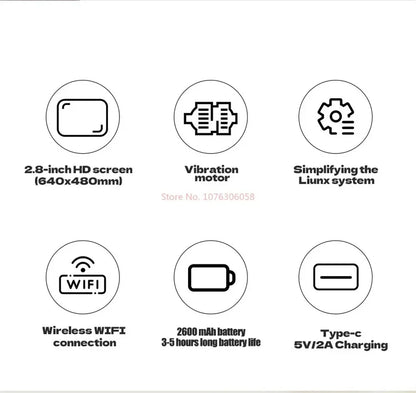 RetroPlay A30 – portabel retro spelkonsol 2,8” IPS, WiFi