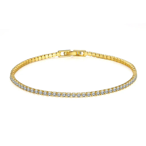Armband Julia (tennisarmband 2 mm med zirkoner)