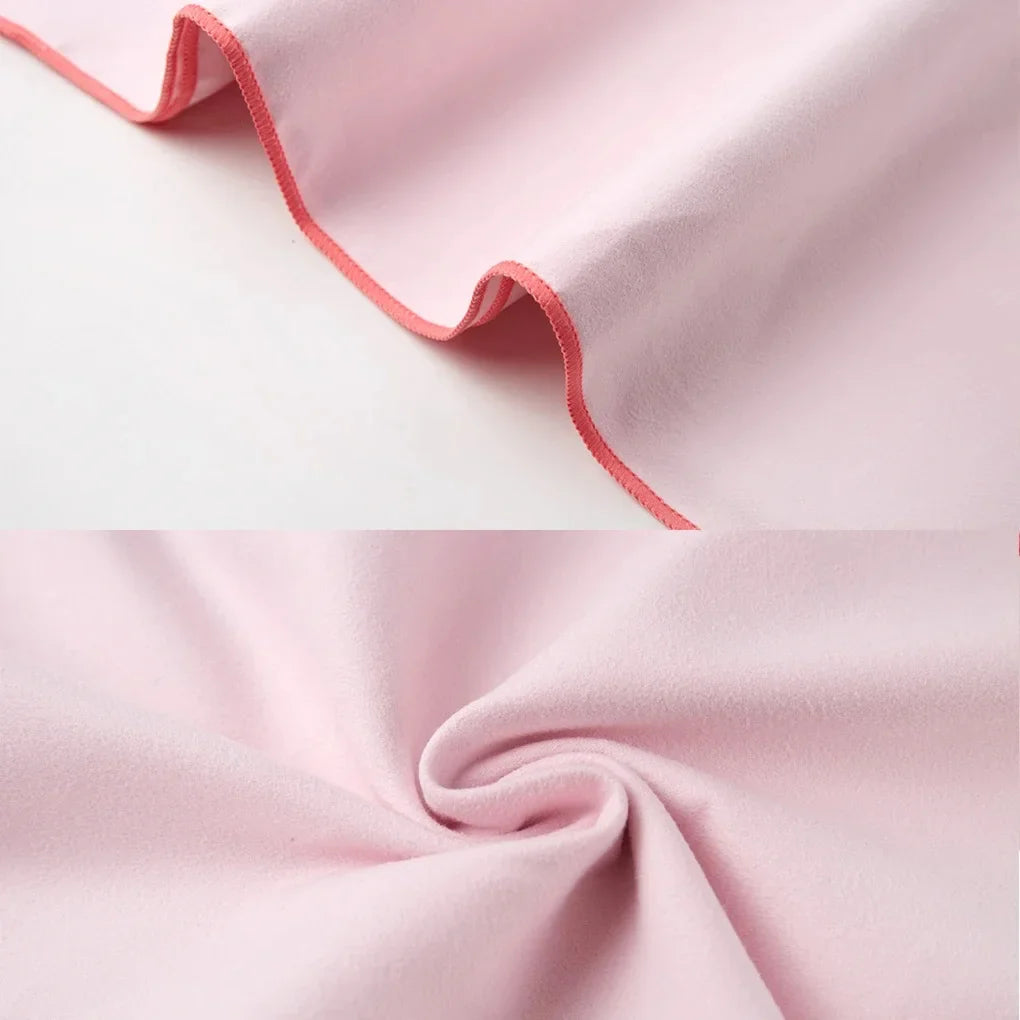 Mikrofiber ponchohandduk – snabbtorkande badrock för strand & simhall