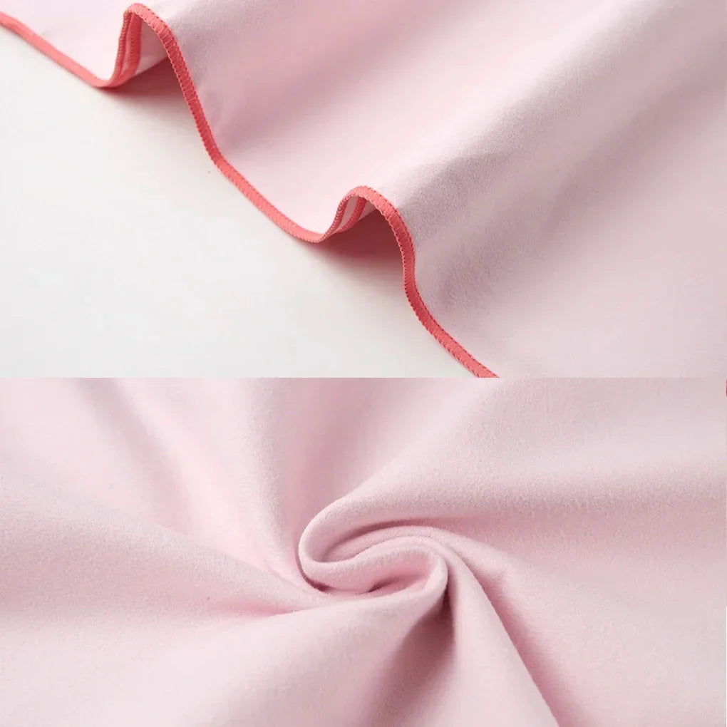 Mikrofiber ponchohandduk – snabbtorkande badrock för strand & simhall