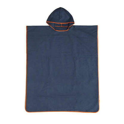Mikrofiber ponchohandduk – snabbtorkande badrock för strand & simhall