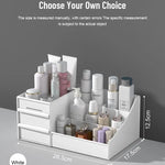 Sminkförvaring – vit låda för makeup & hudvård, plast