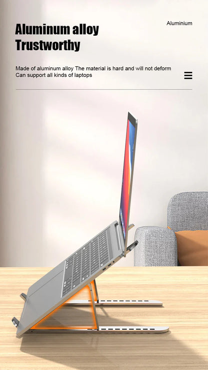 Justerbart Hopfällbart Laptopställ