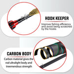 Fiskespö – ultralätt kolfiber 2,1 m spinnspö