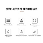 Retkeilyilmapatja 9 cm pumpulla