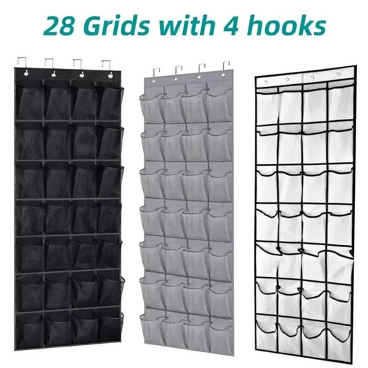 Skoförvaring över dörr – 28 fickor