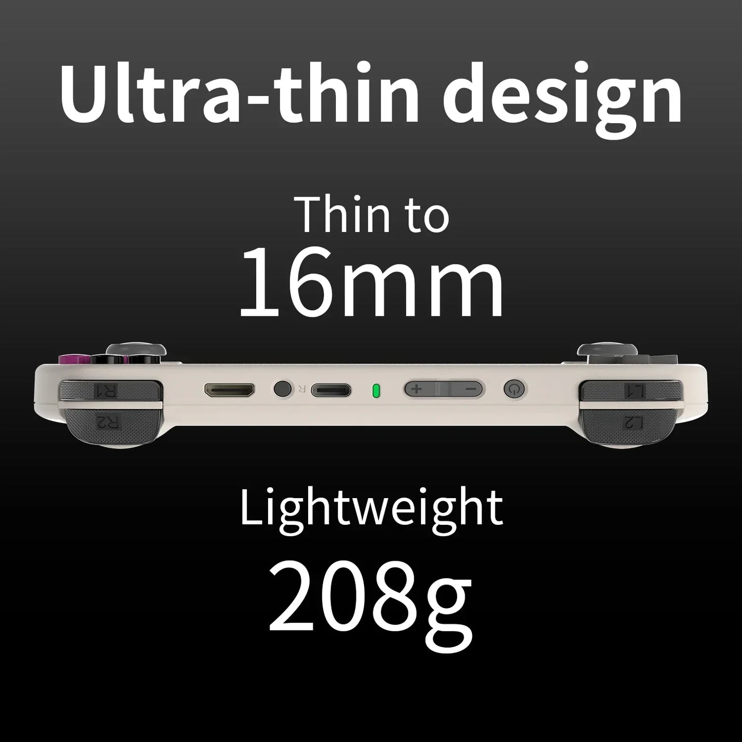 RetroSpel 40XXH – spelkonsol 4” IPS med RGB-ljus & 5K+ spel