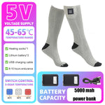 Uppladdningsbara Värmestrumpor – Vinterkomfort