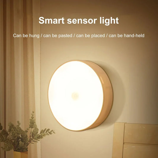 Smart LED Nattlampa med Rörelsesensor – Laddningsbar