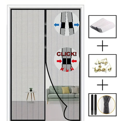 MagnetGardinen – Mygg- & Insektsskydd utan Borrning