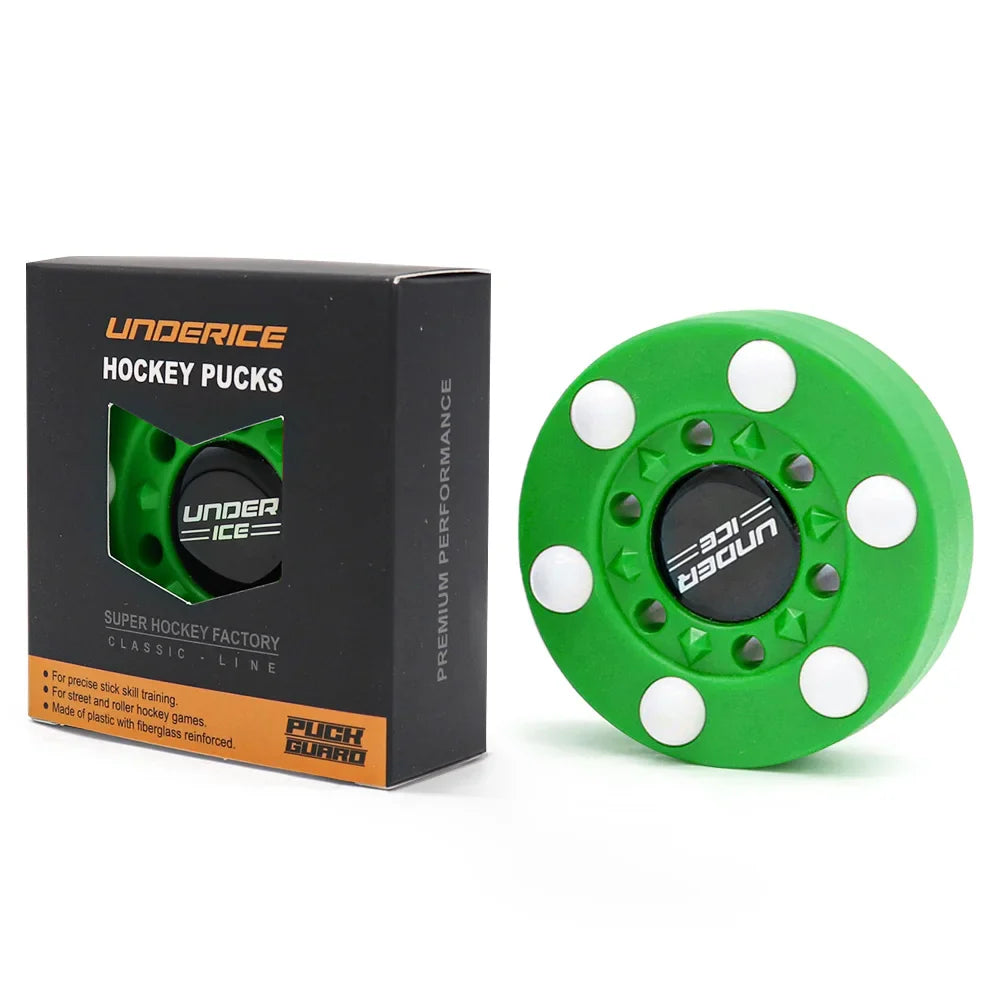 Jääkiekon harjoituskiekko – muovikiekko tekniikkaharjoitteluun