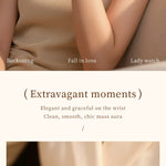 Klocka Helena (automatisk damklocka i rostfritt stål – lyxig design)