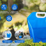 Hopfällbar vattenpåse – campingdunk för vattenförvaring 5–10 liter