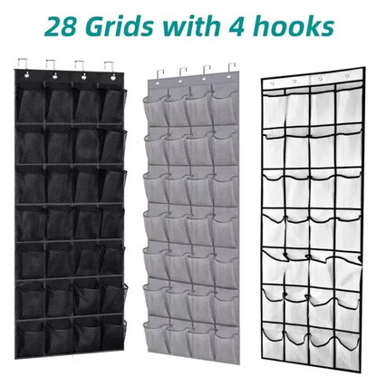 Skoförvaring över dörr – 28 fickor