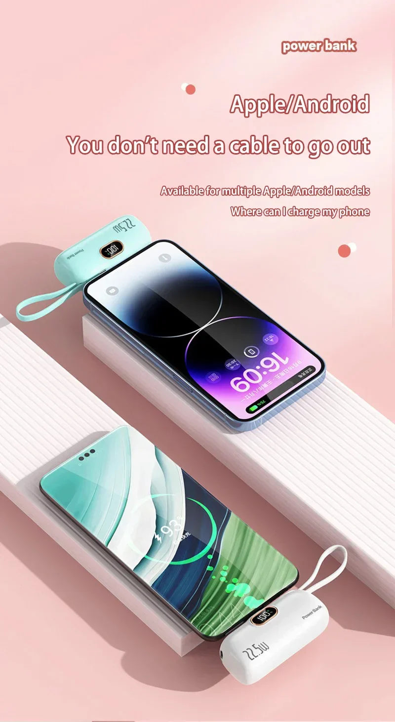 Mini Powerbank 30000mAh – Snabbladdning