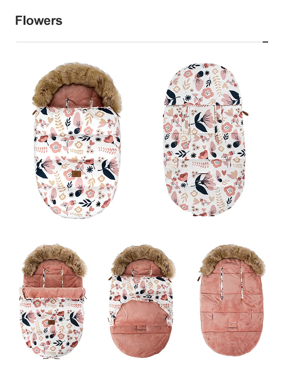 Premium Vinteråkpåse – Vind- & Vattentät (0–24 mån) – Universell Passform