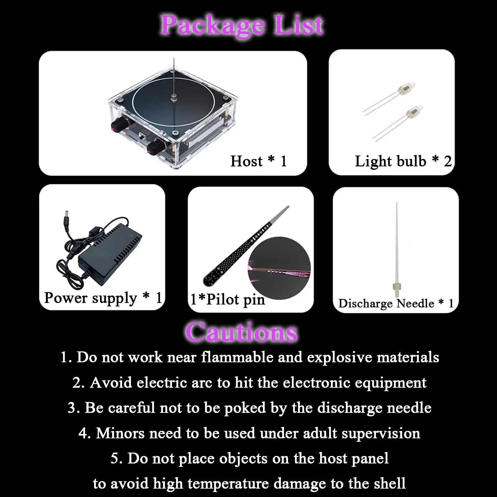 TeslaLjud™ – Bluetooth Musik Tesla-Spole med Plasma & Trådlös Överföring