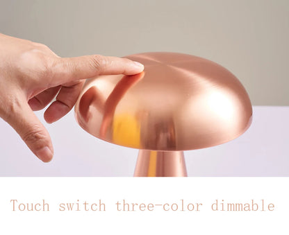 SvampLjus™ – LED Bordslampa med Touch & Tre Ljuslägen