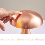 Mushroom Light™ – LED-bordlampe med berøringsskjerm og tre lysmoduser 