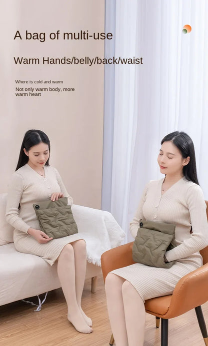 VärmePuff™ – USB Dunvärmedyna med Justerbar Temperatur