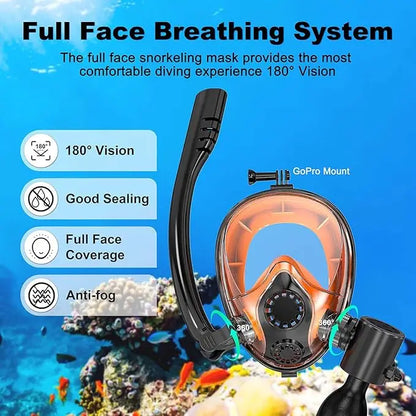 Mini dykflaska 0,5 L – snorkel & dykutrustning för undervattenssimning