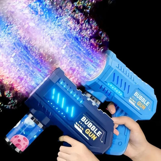 Elektrisk Bubbelpistol – 10 Hål & Automatiska Bubblor