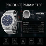 Herrklocka – rostfritt stål & datumvisning