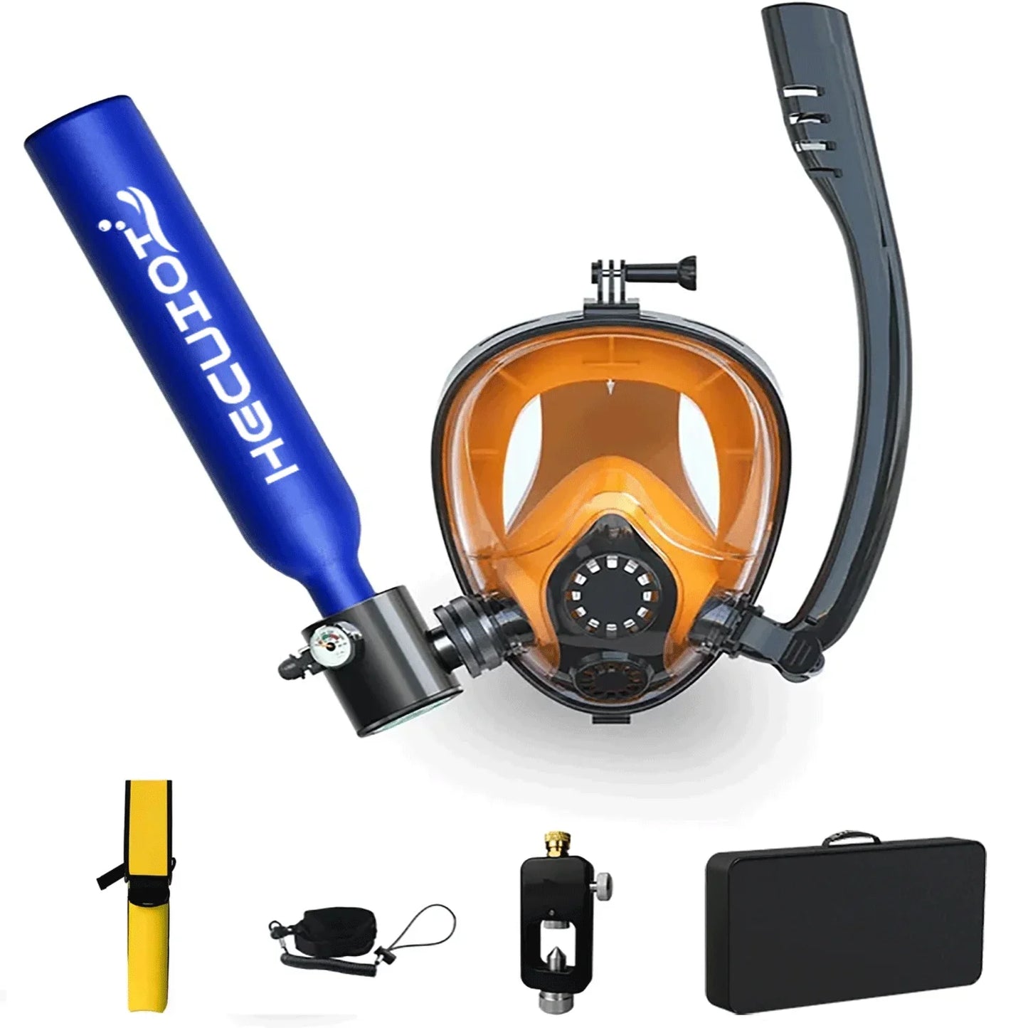 Mini dykflaska 0,5 L – snorkel & dykutrustning för undervattenssimning