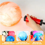 Morsomme og fargerike hoppeballer, 20 cm i størrelse, med pumpe for enkel oppblåsing