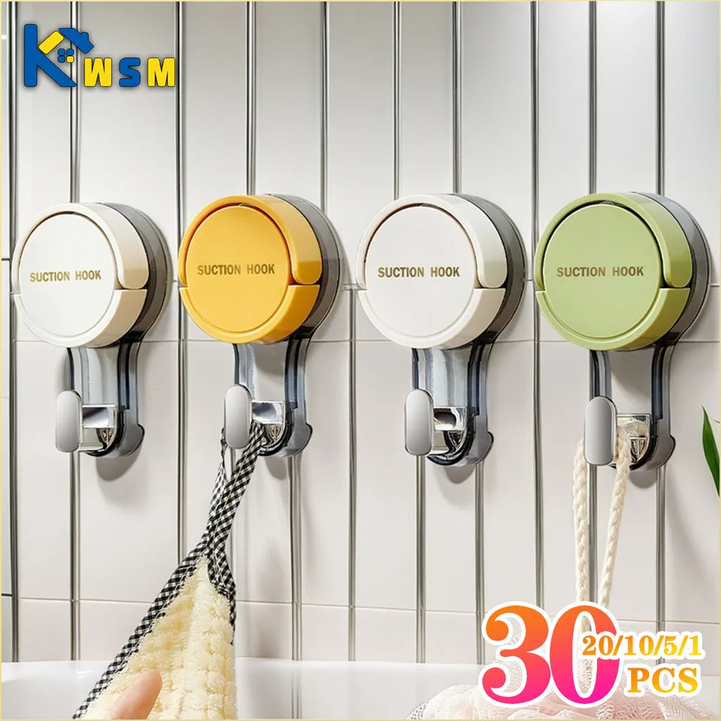 SugKrok™ – 1-30-pack Vakuumkrokar för Badrum & Kök