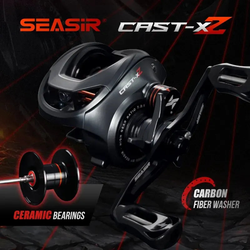 Baitcasting-rulle – SEASIR Cast X2 proffsmodell