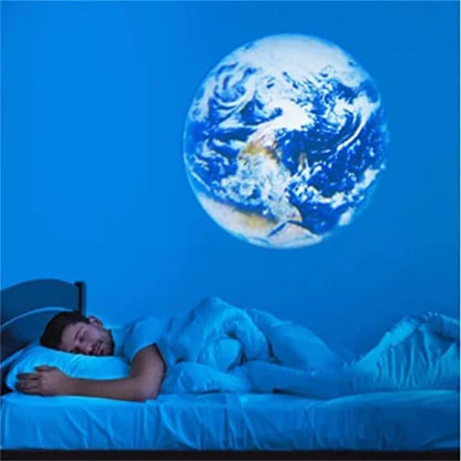 PlanetLjus™ – Jord & Måne Projektorlampa