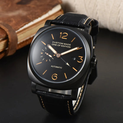 Herrklocka automatisk 46mm safirglas