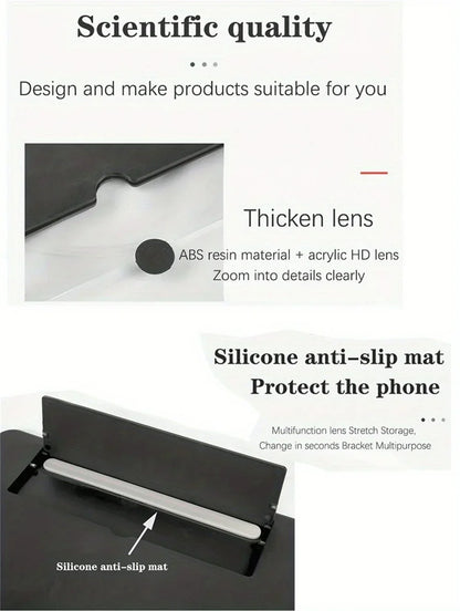 Mobiilinäytön vahvistin sinisen valon suodattimella