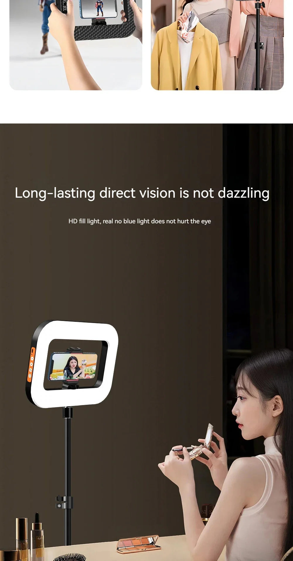 Handhållen LED Selfie-lampa