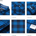 Oversize Herrskjorta – lätt jacka i bomull & flanell med fickor