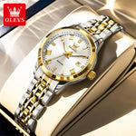 Klocka Helena (automatisk damklocka i rostfritt stål – lyxig design)