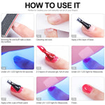 Nagelkit med UV-lampa – Gel Polish set med borr & verktyg för manikyr