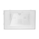 Axelbandslös långklänning – svart festklänning med slits