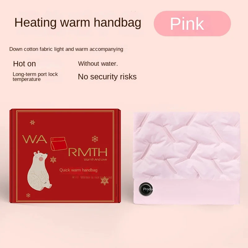 VärmePuff™ – USB Dunvärmedyna med Justerbar Temperatur