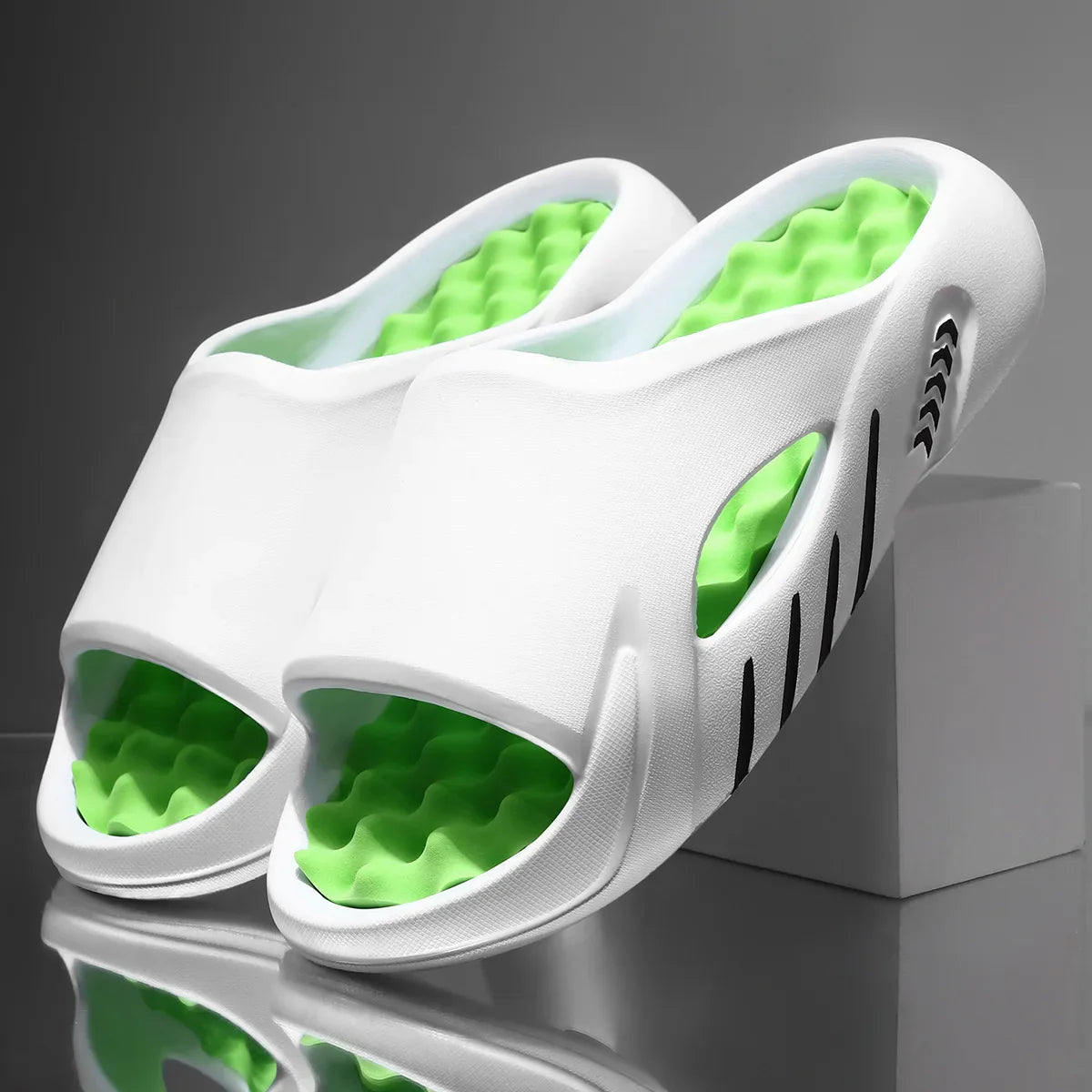 Herrsandaler – halkfria sommar-/badtofflor unisex