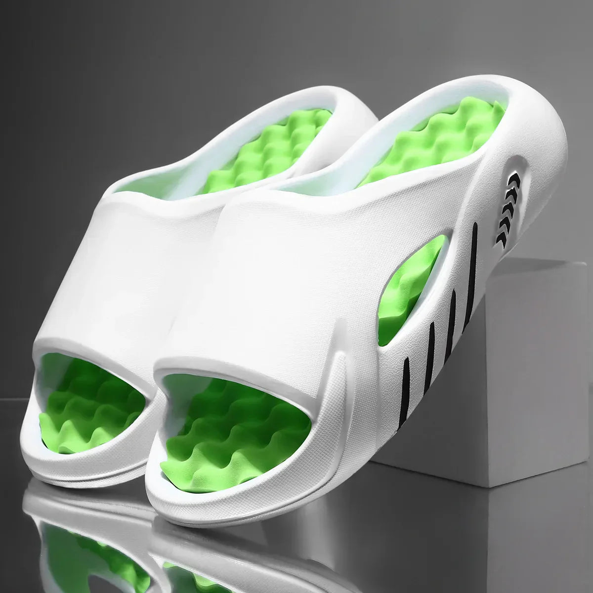 Herrsandaler – halkfria sommar-/badtofflor unisex