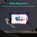 Extern bärbar enkel skärm till dator, spelkonsol, mobil eller laptop